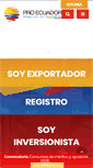 Mobile Screenshot of proecuador.gob.ec